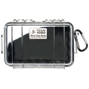 Pelican 1050 Micro Case - Clear With Black