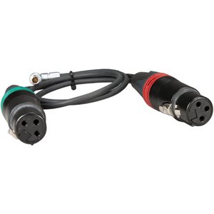 AMBIENT Adapter cable for ARRI ALEXA MINI, dual mono, ca. 40 cm