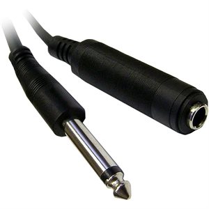 Audio Implements 6' Extension Cable for HDS-2 with 6.3mm Plug