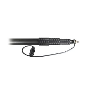 AMBIENT QSM boom pole with straight cable installed, stereo XLR-5-pi