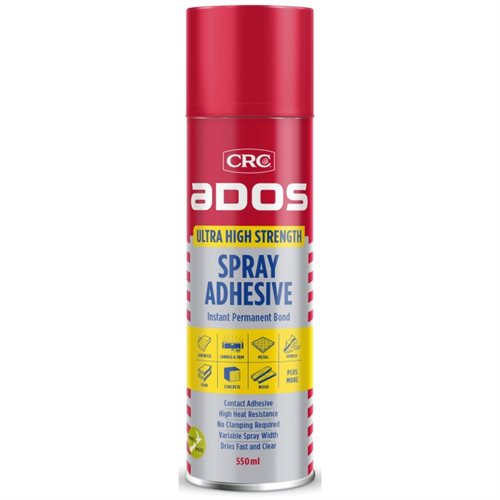 CRC ADOS Ultra High Strength Aerosol Adhesive 550ml