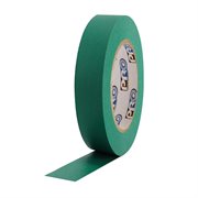 Pro Tapes® Pro 46 Dark Green Colored Crepe Paper Masking Tape 1" 54m / 60yds - 3" Core