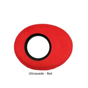 Bluestar Eyepiece Eyecushion Small Oval Ultrasuede Red