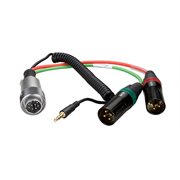 AMBIENT Breakout cable 10-pin Hirose / M to 2x XLR-3M + 3.5 mm TRS
