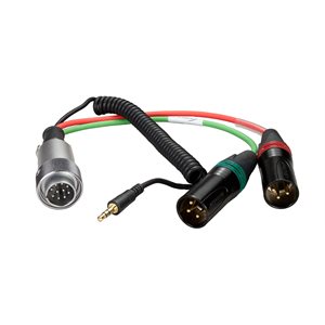 AMBIENT Breakout cable 10-pin Hirose / M to 2x XLR-3M + 3.5 mm TRS