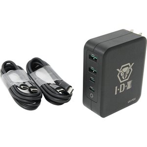 IDX UC-PD2 Two-Channel USB-C Pocket Travel Fast Charger & Power Delivery