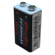 iPower 9V 800mAh Li-Polymer Rechargeable Battery