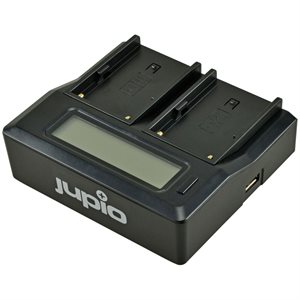 JUPIO JDC1001 DUAL USB CHARGER NP-F BATTS