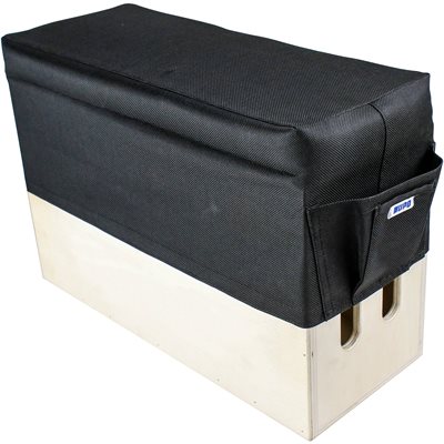 Kupo KAB-025 Apple Box Seat Cushion Black- Vertical Sized 20X 50cm