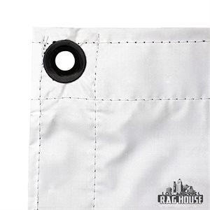 LA Rag House Textile 8x8' Ultrabounce Black / White