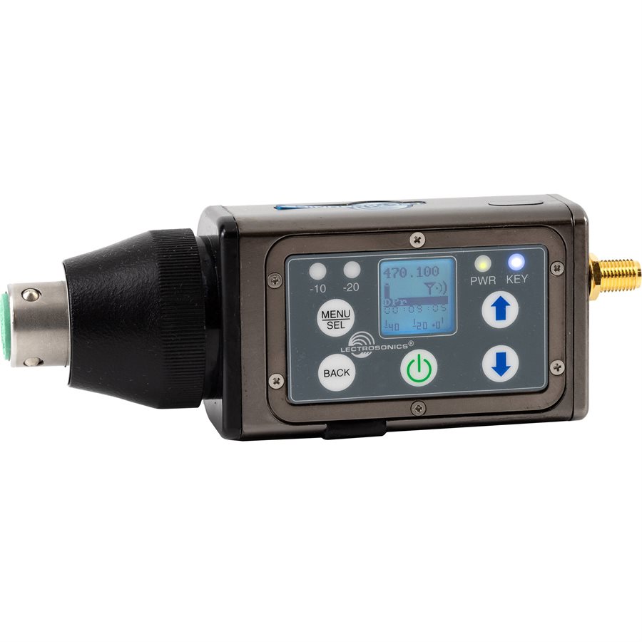 Lectrosonics DPR-A Digital Plug-On Transmitter / Recorder with Whip Antenna 470.100-607.95 MHz