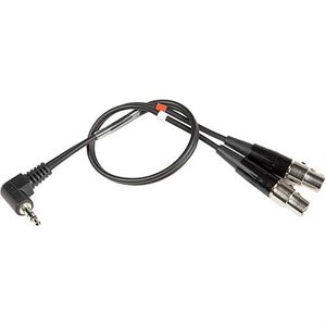 LECTRO CABLE, 2) TA3F TO 1) TRS, 12" FOR CAMERA INPUTS