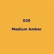 LEE Filters 020 Medium Amber Sheet 1.2m x 530mm