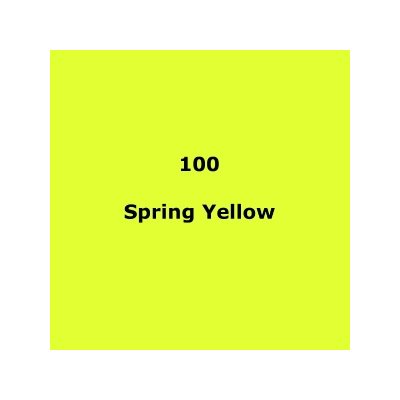 LEE Filters 100 Spring Yellow Sheet 1.2m x 530mm