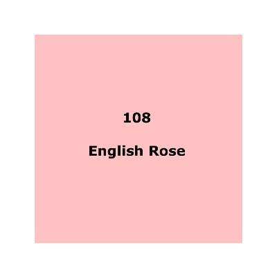 LEE Filters 108 English Rose Sheet 1.2m x 530mm