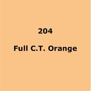 LEE Filters 204 Full C.T.Orange Roll 1.22m x 7.62m