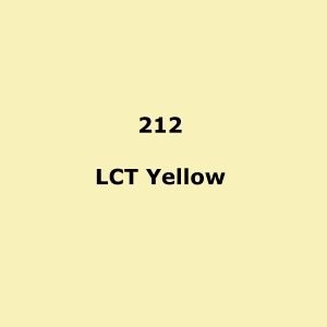 LEE Filters 212 L.C.T.Yellow Sheet 1.2m x 530mm