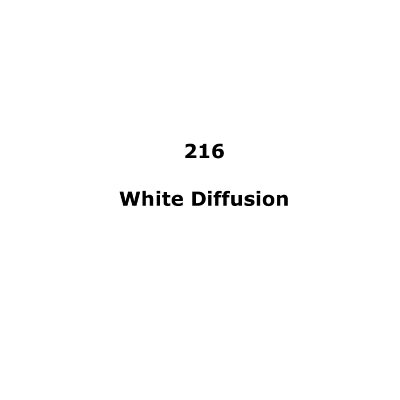 Lee 216 White Diffusion Sheet 1.2m x 530mm - 48" x 21"