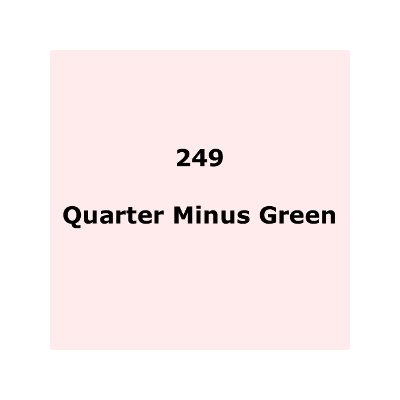 LEE Filters 249 Quarter Minus Green Sheet 1.2m x 530mm