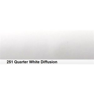 LEE Filters 251 Quarter White Diffusion Roll 1.22m x 7.62m