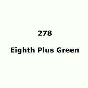 LEE Filters 278 Eighth Plus Green Sheet 1.2m x 530mm