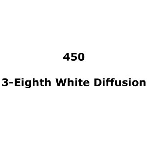 LEE Filters 450 Three Eighth White Diffusion Sheet 1.2m x 530mm