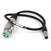 Lectrosonics XLR Female to TA6F AES3 Digital Audio Cable for DCHT Transmitter - 45cm