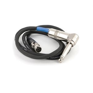 LECTRO INSTRUMENT CABLE, FOR LO-Z INSTR, 1 / 4" TO TA5F, RT. ANGLE