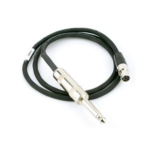 LECTRO INSTRMNT CABLE, FOR STANDARD PICKUPS, 1 / 4" to TA5F, STRAIGHT