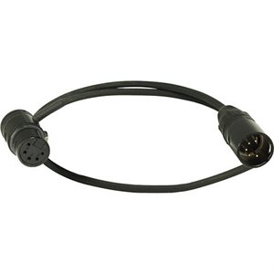 AMBIENT Stereo Micr. cable XLR-5F / 90°-short to XLR-5M, length 0,5 m