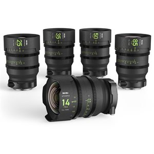 NiSi ATHENA PRIME Full Frame Cinema 5 Lens Kit