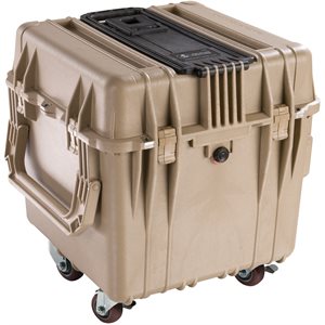Pelican 340 Cube Case With Dividers - Desert Tan