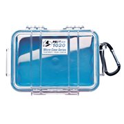 Pelican 1020 Micro Case - Clear With Blue