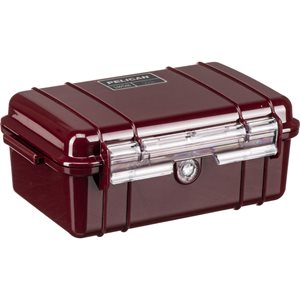 Pelican 1050 Micro Case - Ox Blood With Black