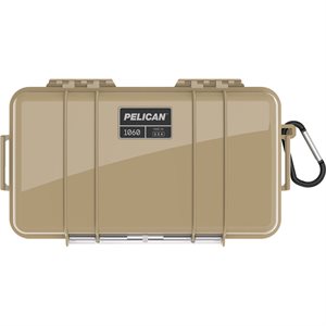 Pelican 1060 Micro Case - Desert Tan With Black