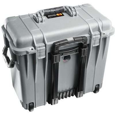 Pelican 1440 Case With Office Dividers And Lid Organiser - Silver
