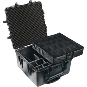 Pelican 1640 Case With Padded Divider Set - Black