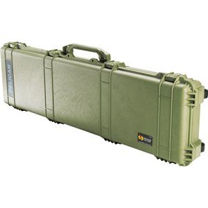 Pelican 1750 Weapons Case No Foam - Olive Drab Green
