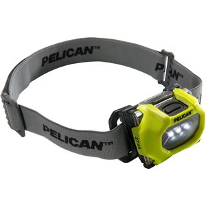 Pelican 2745 Pro Gear LED Headlite, IECEX Yellow