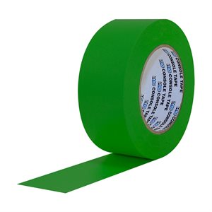 Pro Tapes® Paper Console Tape 1" Green 54m / 60yds -3" Core