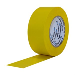 PROTAPE PAPER CONSOLE TAPE 1" Yellow 54m / 60YRD -3" CORE