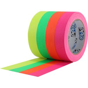 Pro Tape Console Stack 4 Fluorescent colours 1" 4.5m / 5yd