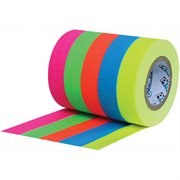 Pro Tapes® Spike Tape Stack - 5 Fluorescent Colours 1 / 2" 18m / 20yd 3" core Cloth Tape