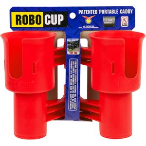 RoboCup Dual-Cup Portable Caddy - Red