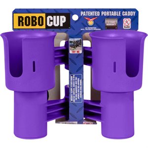 RoboCup Dual-Cup Portable Caddy - Purple