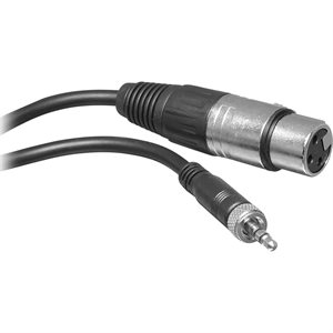 SENNHEISER Line audio input cable , Female XLR-3 to lockable 3.5mm mini-j