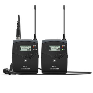 SENNHEISER Evolution G4 100 Series portable lapel wireless system. 520 - 558 MHz