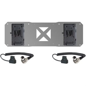 SHAPE 2 V-mount and 2 cables for Atomos sumo battery plate