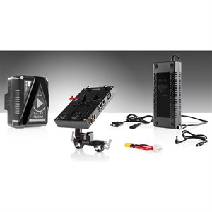Shape KBBUM 98 Wh Battery Kit D-Box Camera Power And Charger For Blackmagic Ursa Mini, Ursa Mini Pro