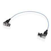 SHAPE SKI12B Skinny 90-Degree BNC Cable 12 Inches Blue
